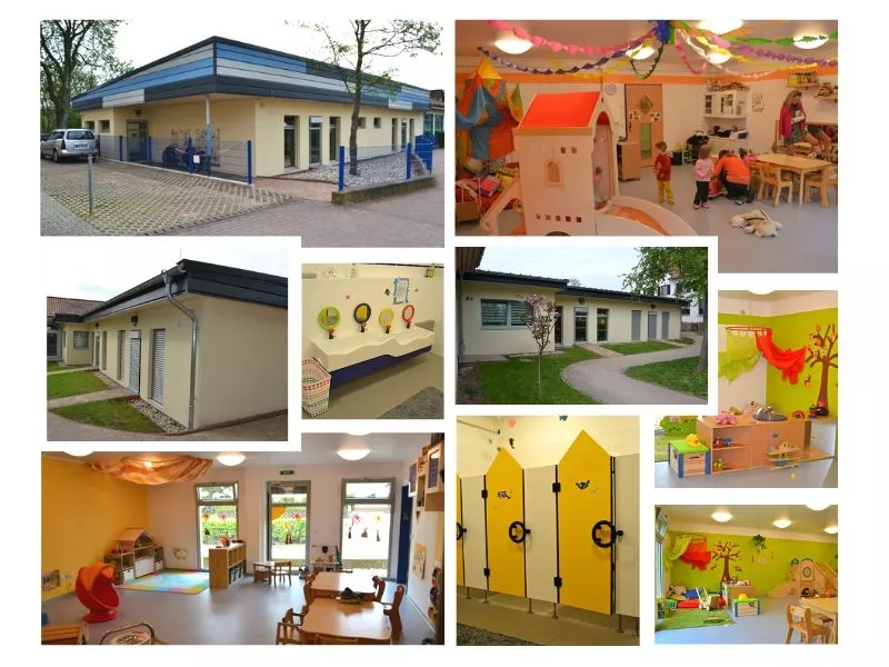 Wir haben im deutschen Roxheim einen Kindergarten gebaut